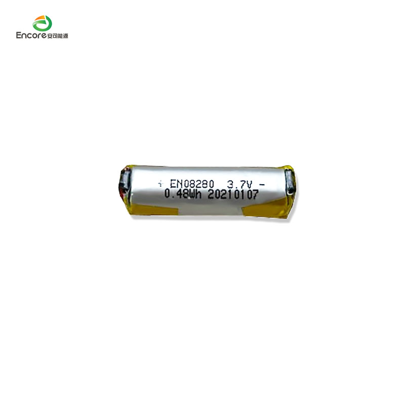 08280 Batteria lipo cilindrica da 120 mAh