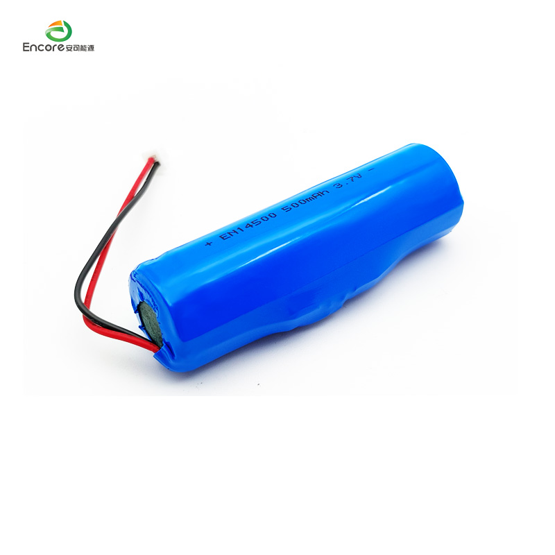 Batteria lipo 14500 da 800 mAh