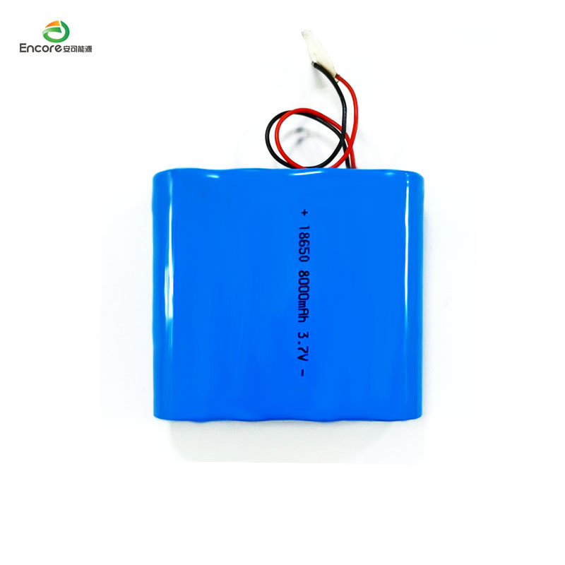 18650 8000MAH 3,7 V Pocchetto di batteria a ioni di litio