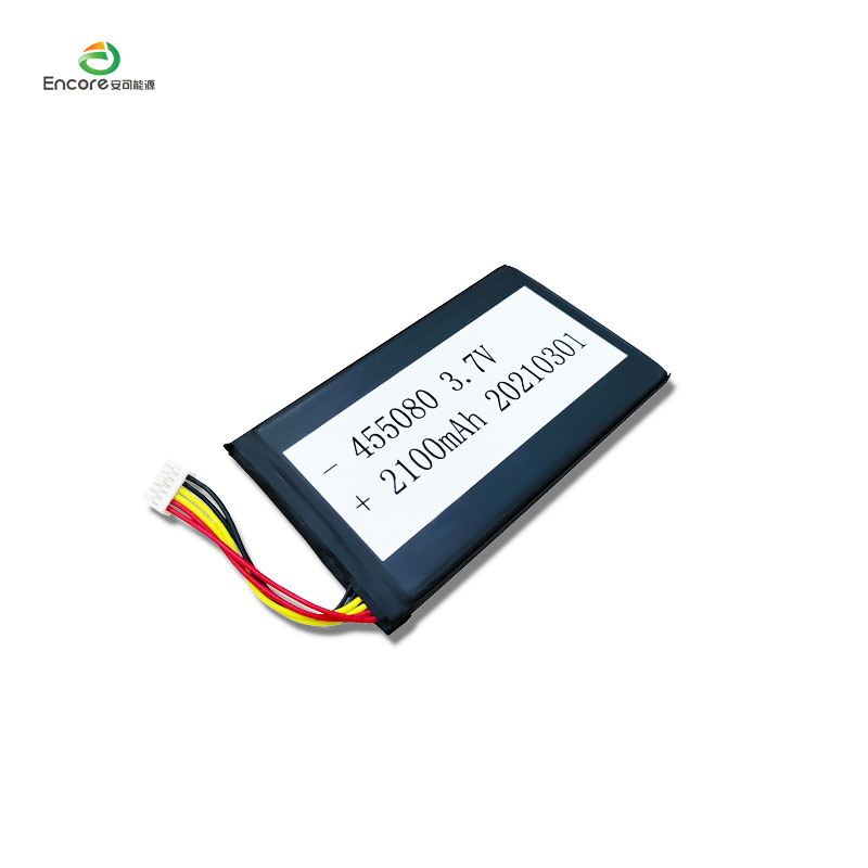 Batteria lipo 3,7 V 2100 mAh 455080