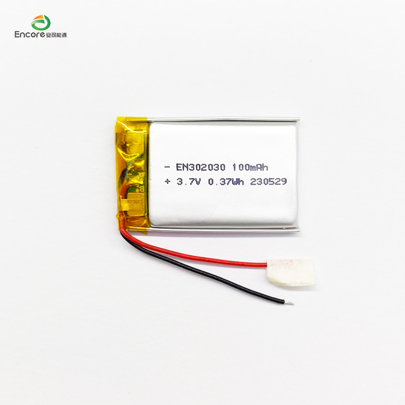 Batteria ricaricabile da 3,7 V 100 mAh