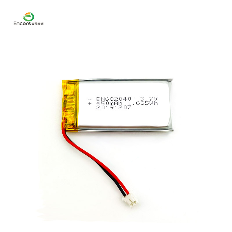 602040 Batteria ai polimeri di litio da 3,7 V 450 mAh