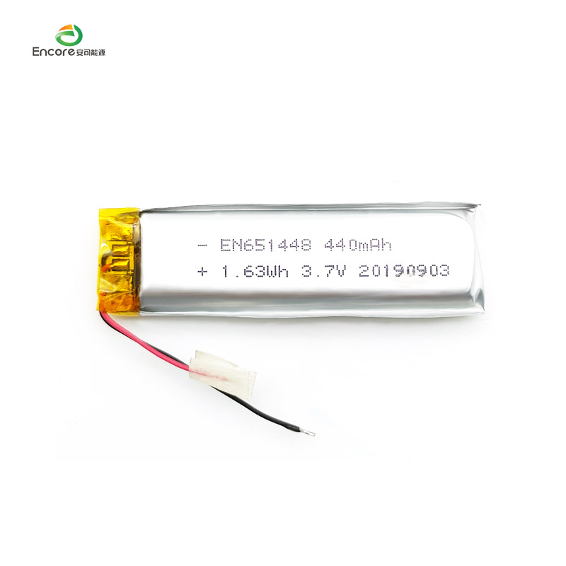 651448 Batteria lipo 450mah 3,7v