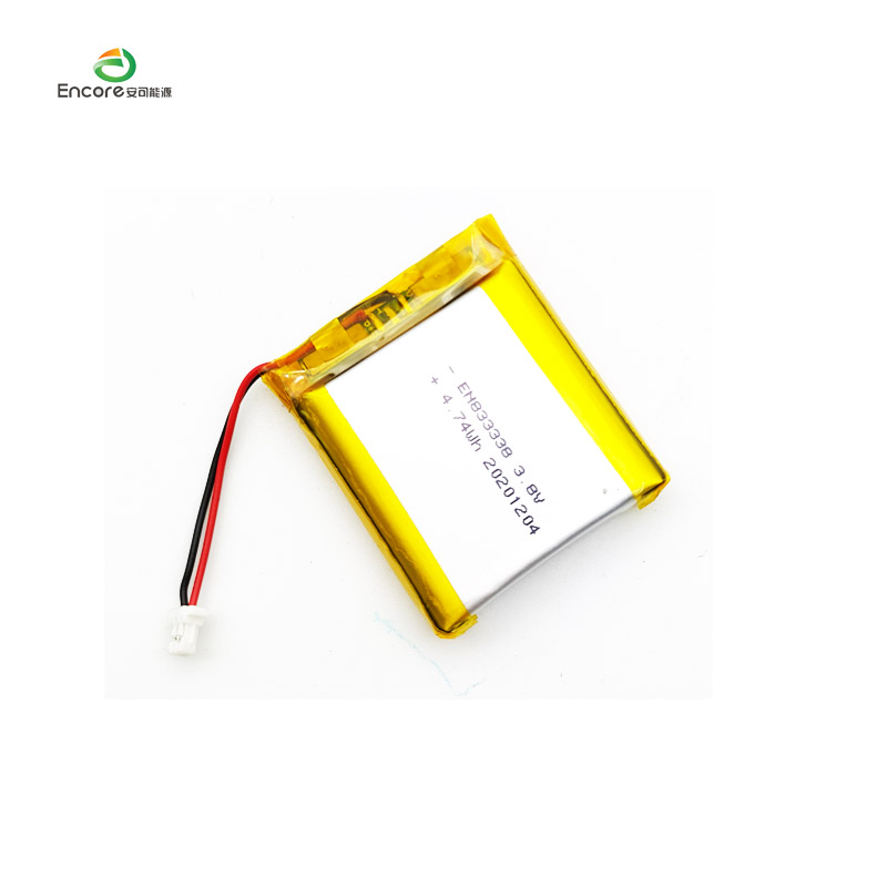 833338 Cella lipo ricaricabile 1280mAh 3,8v