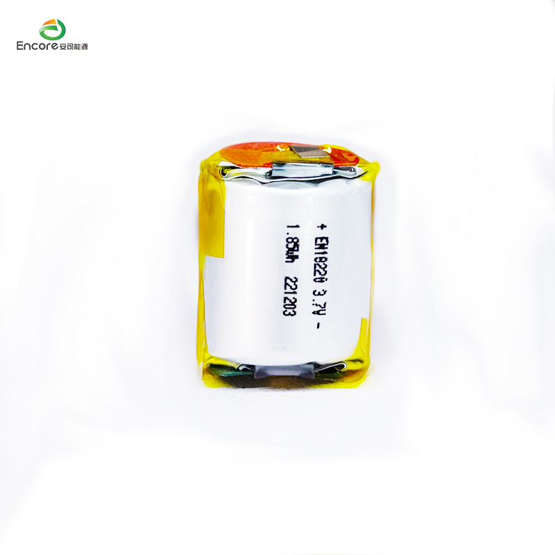 Batteria lipo Round Vape 18200 500mah 1,85wh 3,7v