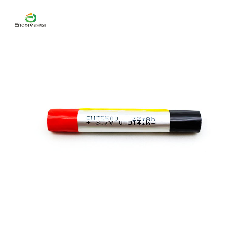 Batteria lipo rotonda Vape 75500 220mah 3,7v